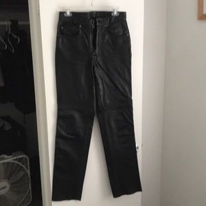 Leather pants